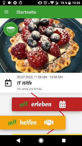 Kulturcafé Nebenan Screen 2