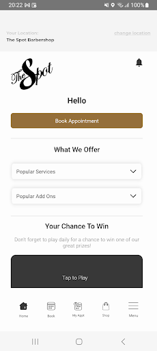 Android application The Spot On The Go screenshort