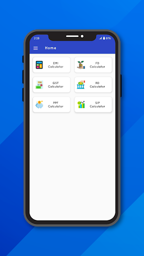 Android application FD Deposit Calculator screenshort