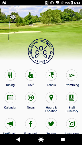 Android application Owensboro Country Club screenshort