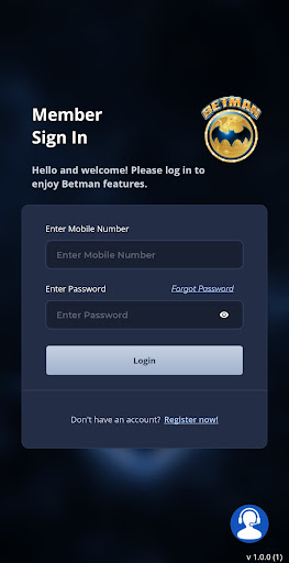 Android application Betman screenshort