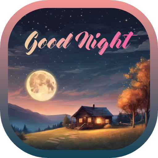 Good night, Evening wishes logo
