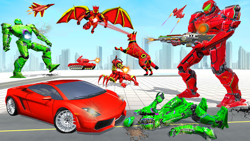 Android application Wild Jackal Robot Bike Games screenshort