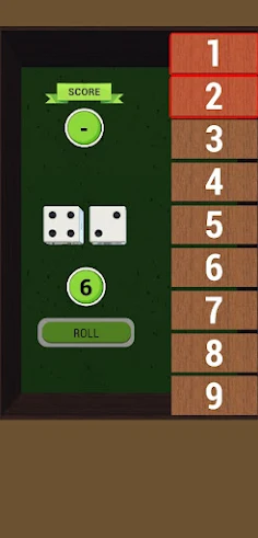 Shut the Box 2023 - Math game - Screenshot 2