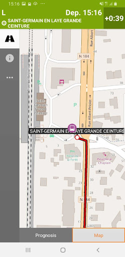 Géolocalisation bus – IdF Screen 2
