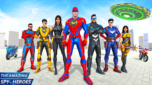 Spy Rope Hero: Superhero Games 5.6 screenshots 2