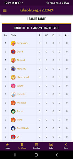 Kabaddi League 2023-24 Screen 2