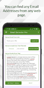 Bulk Email Extractor Pro لقطة شاشة