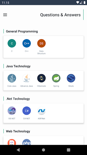 Android application AptiNest screenshort