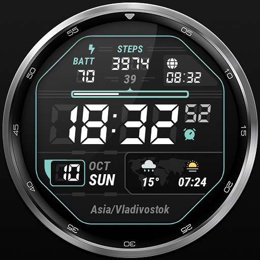 LCD Informer Minimal watchface