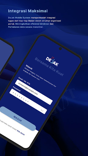 Dejak Mobile System Screen 2