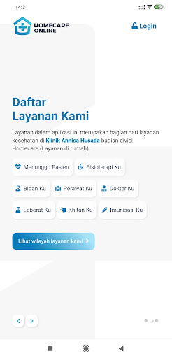 Homecare ONLINE Screen 3