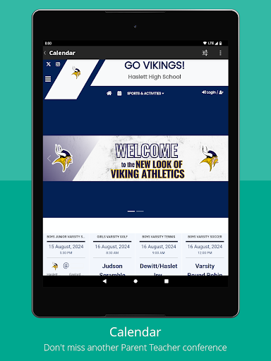 Android application Haslett Public Schools screenshort