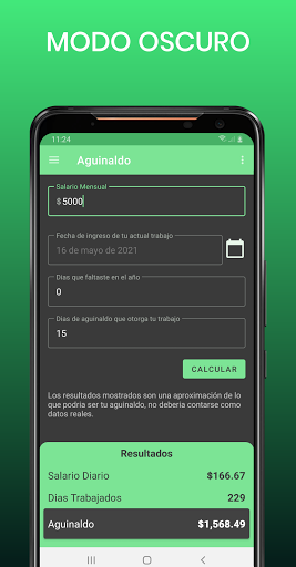 Calcular Aguinaldo Mexico