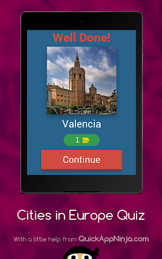 Cities in Europe Quiz