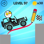 Draw Bridge: Stickman Car Game app icon