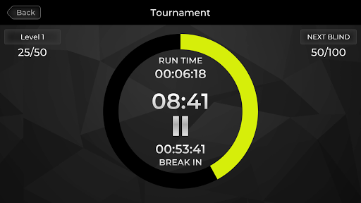 Global Poker Clock Screen 2