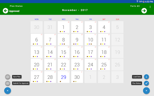 Lucky Core I. Agri Planner Screen 2