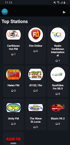 SLU Saint Lucia Radio Screen 2