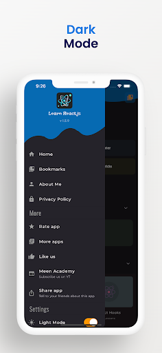 Screenshot of Learn React Offline, Reactjs