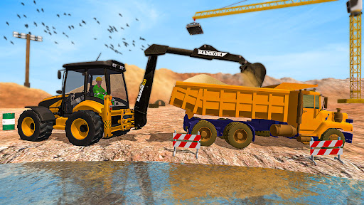 Sand Excavator Water Crane Sim 1.0.7 screenshots 1