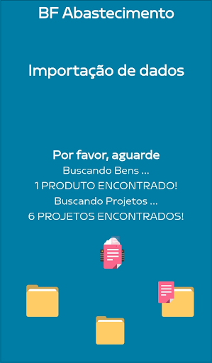 Android application BF Abastecimento screenshort