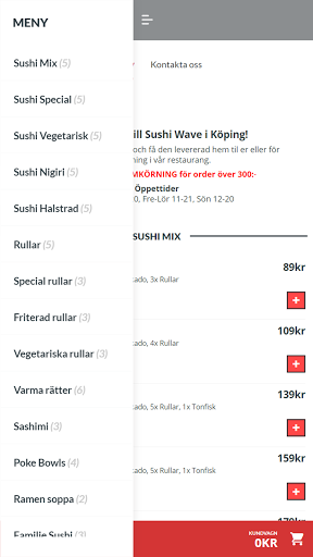 Sushi Wave Screen 2
