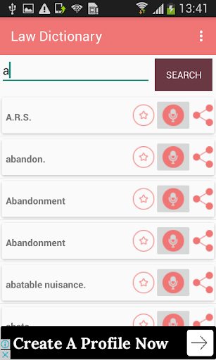 Law Dictionary Offline Terms C
