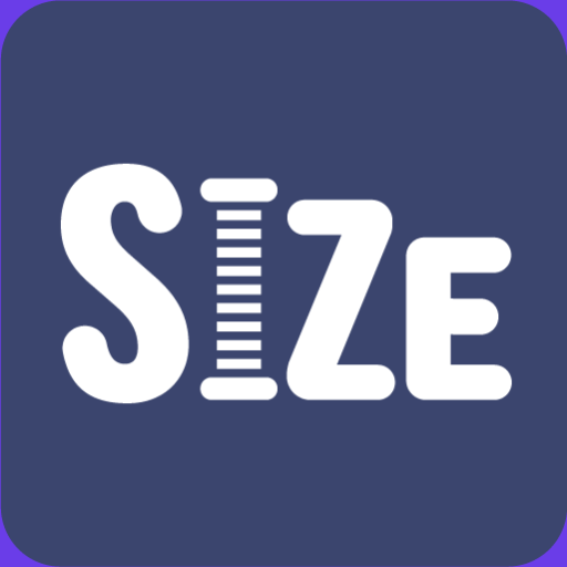 size logo
