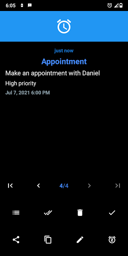 Fullscreen Popup Reminder Screen 2