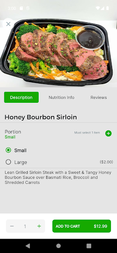 Fit Chef Meals Screen 2
