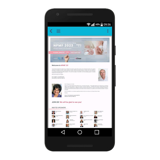 Android application NPMF2023 screenshort