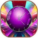 Clock with Butterflies icon
