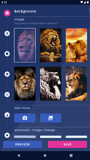 Brave Lion Live Wallpaper screenshots 1