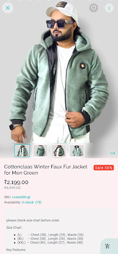 Cotton Claas Winterwear Shop Screen 3