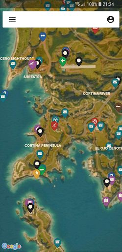 Android application MapGenie: FC 6 Map screenshort