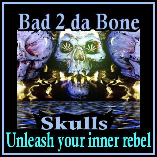 Bad 2 da Bone - Skulls logo