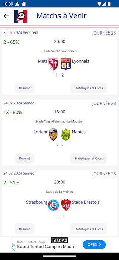 Ligue 1 France Screen 2