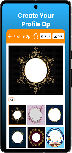 Profile photo:Circle DP Maker Screen 2