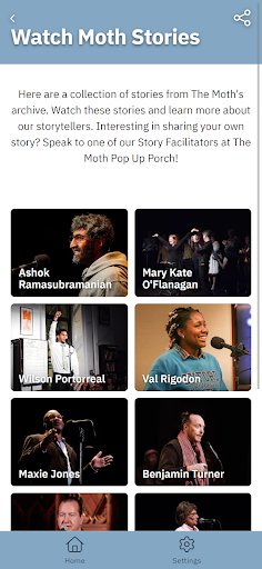 The Moth’s Pop Up Porch Tour Screen 2