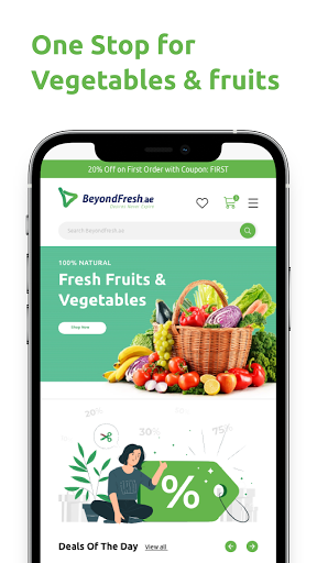 Android application Beyondfresh screenshort