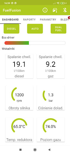 Android application Fuel Fusion screenshort