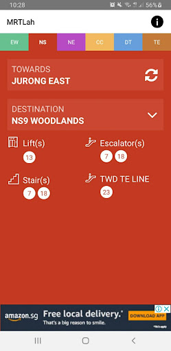 Singapore MRT Lah 4.0 Screen 2