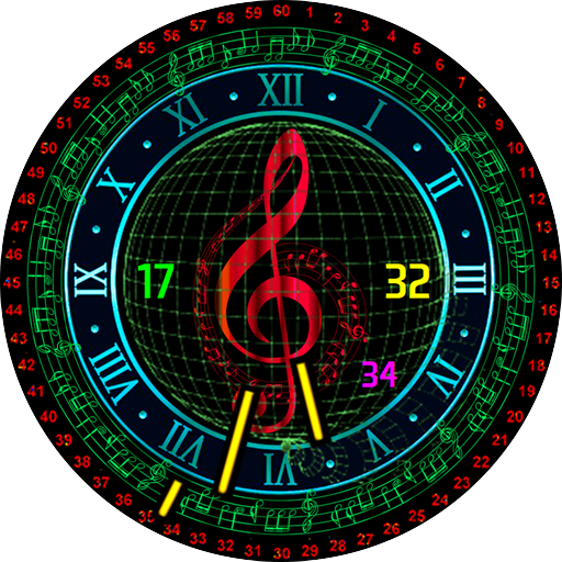 Musical Notes Watch Face Screen 2