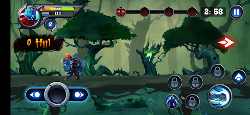 Blue Warrior Screen 2