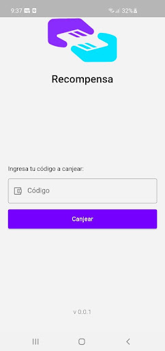 Android application Recompensa screenshort