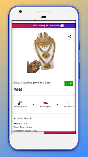 Gems Fashion Jewellery App Screen 2