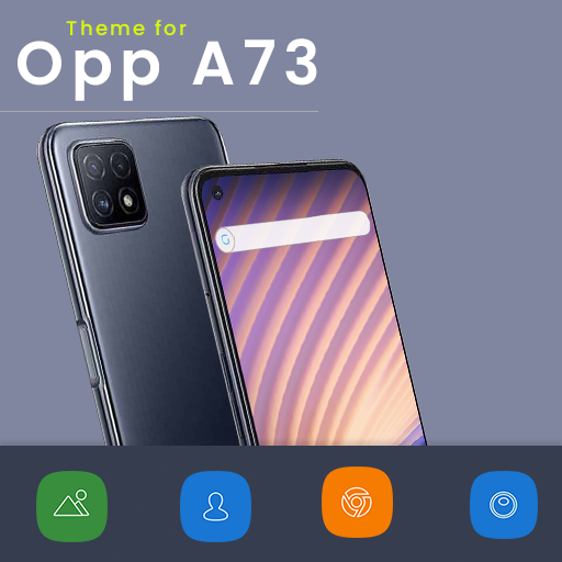 Oppo A73 Theme & Launcher logo