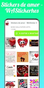 Stickers de amor - WASticker