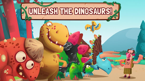 Dino Bash - Dinosaurs v Cavemen Tower Defense Wars  Screenshots 8